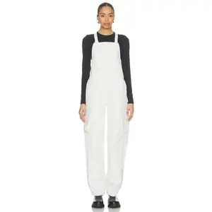 Whitespace Performance Riding Bib Pant in Warm White