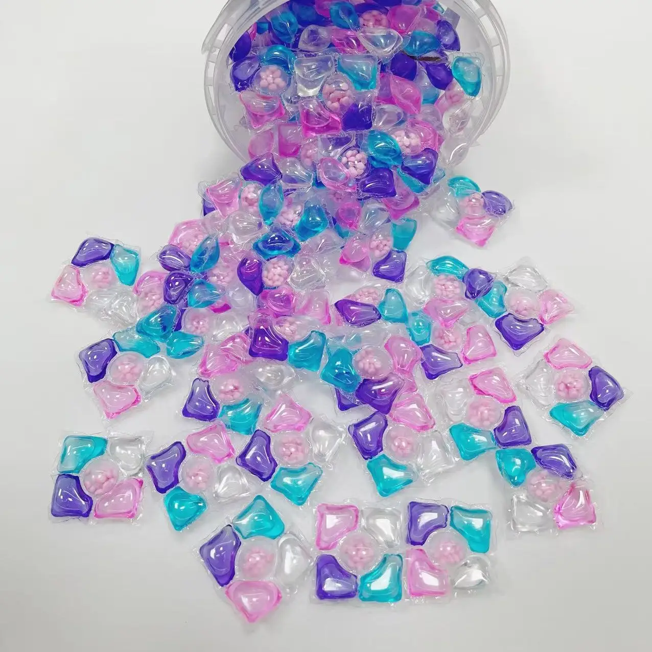 5 in 1 Laundry Beads, 1 Set Long Lasting Fragrance Laundry Beads, Laundry Scent Booster, Portable Laundry Detergent Beads for Home & Travel, Scented L