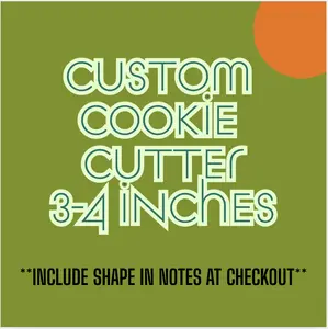 CUSTOM cookie cutter perfect for sugar cookies, chocolate chip cookies and your baking needs Kitchen Kitchenware Bakeware Utensils Reuse
