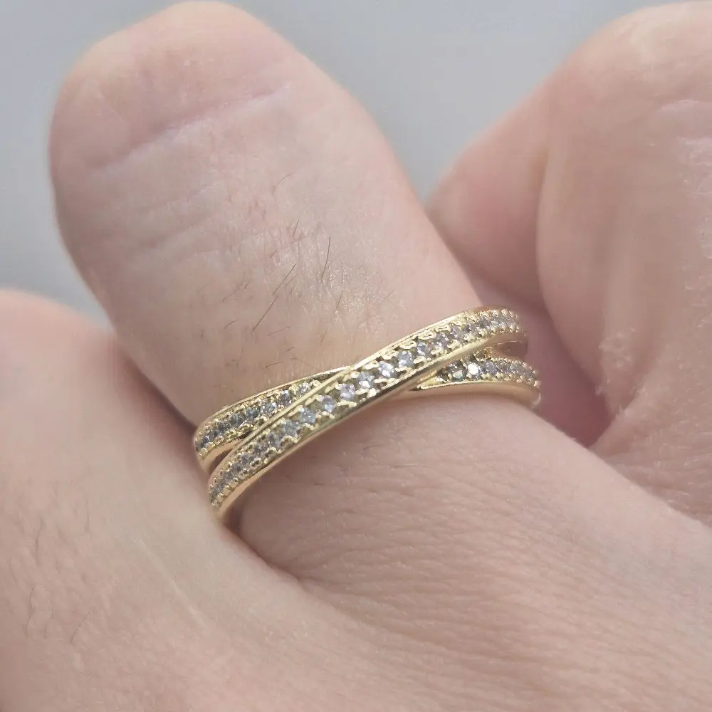 ring laminated gold ring laminated gold