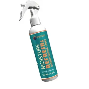 Moisture Fields Moisture Refresh & Conditioning Spray with Aloe Vera Leaf Juice for Hydration and Shine 8 oz for Healthy Vibrant Hair Haircare Moisturizer Hydrate Hydrating Daily Moisturize