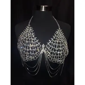 Rhinestones Shine Forever Bra