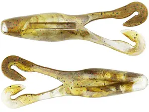Gambler Buzz'n Cane Toad 4 1/4 inch Soft Plastic Frog 5 pack
