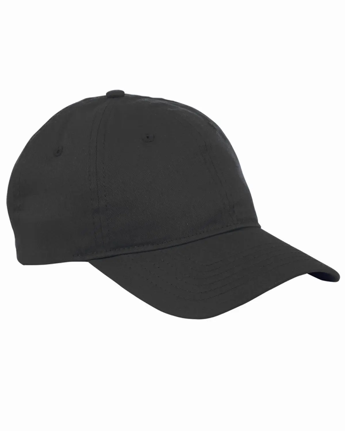 Big Accessories BX880 Men's 6-Panel 100% Cotton Twill Casual Everyday Plain Baseball Cap - Breathable Unstructured Low Profile Dad Hat, Adjustable Hook-and-Loop Closure, Machine Washable, 1 Size, One Size
