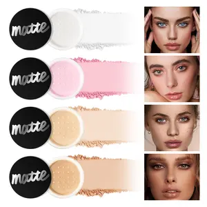 Matte Loose Powder Light Nude ContOuring Matte Powder Body Gloss Powder Waterproof and Oil Control Setting Powder