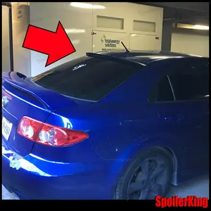 Mazda 6 5dr Hatchback 2003-2008 Rear Window Roof Spoiler (284R)