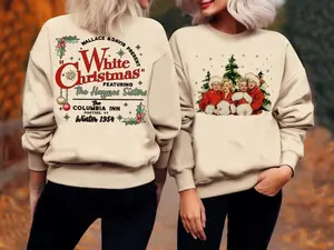 White Christmas Movie Sweatshirt Hoodie T-Shirt, Wallace and Davis, Haynes Sisters Shirt, Columbia Inn Shirt, Winter 1954 Sweatshirt, Christmas Trending Shirts, White Christmas Sweatshirt, Christmas Movies Shirt, Christmas Sweater