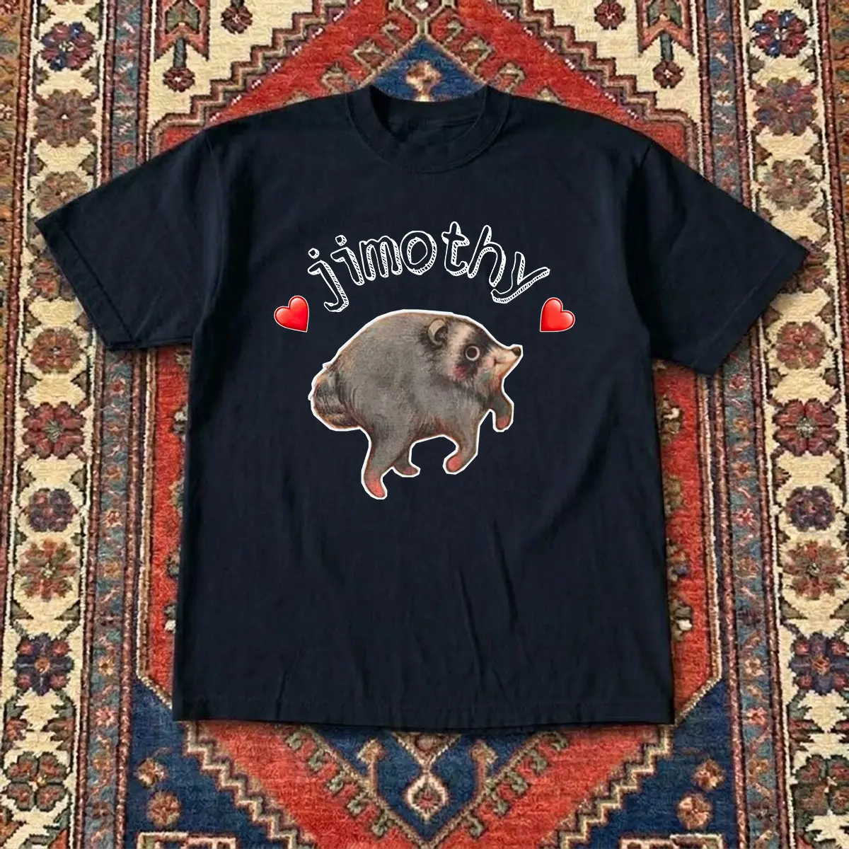 Jimothy Vintage Raccoon Graphic T-shirt And Baby Tee |   Cute Trash Panda Illustration Shirt, Retro Cottagecore Aesthetic Tee, Minimalist Nature Wildlife Top, Gorpcore Clothing Outfit Gift