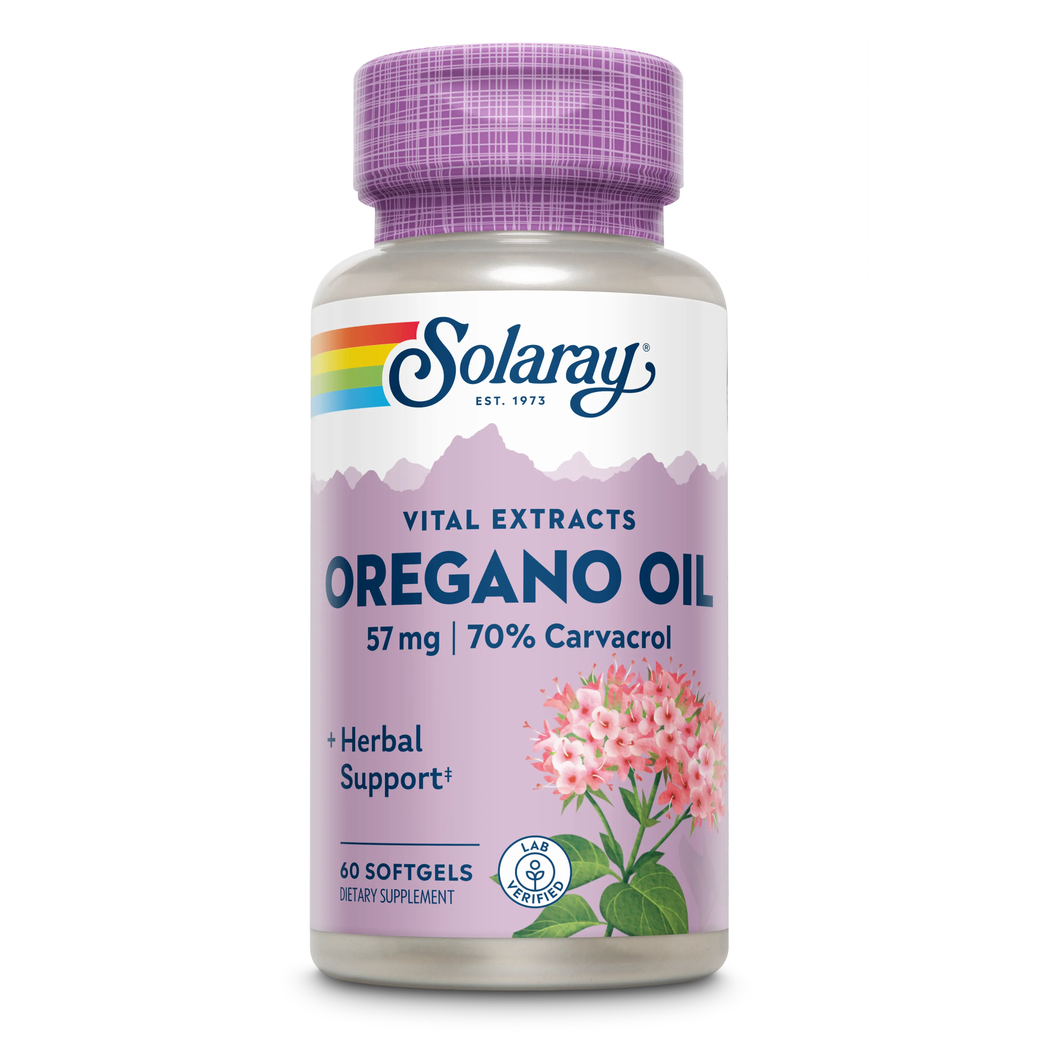 Oregano Oil 70% Carvacrol, 57mg