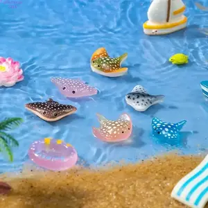 Artificial Mini Swim Rings & Floating Fish Lotus Decor, Micro Landscape Aquarium Ornament Set, DIY Hanging Fish Tank Accessories, Realistic Water Plants Style Decor for Aquarium Landscaping, Terrarium, Fish Bowl & Desktop Mini Garden Decoration