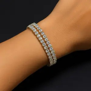 Elegant Adjustable Slider Tennis Bracelet with Timeless Design for All Occasions Comfortable and Versatile Accessory demi fine jewelry