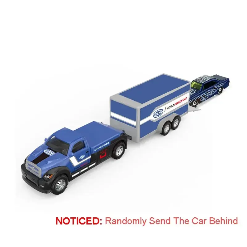 Scale 1:64 Container Alloy Trailer Model Toy Car Diecast Metal Movable Joint Pull Back Rescue Engineering Vehicles Gifts for Kid Scale 1:64 Container Alloy Trailer Model Toy Car Diecast Metal Movable Joint Pull Back Rescue Engineering Vehicles Gifts for Kid