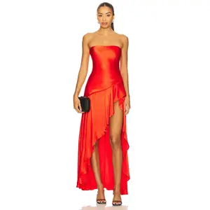 Bardot x REVOLVE Lorenza Midi Dress in Fire Red