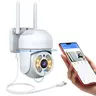 Portable Security Camera - 4MP, IP65 waterproof, wall-mountable, Wi‑Fi, Bluetooth, 355° horizontal rotation and tilt, night vision, motion detection, two-way audio, cloud storage, lighting, monitoring, after-sales support, security camera and system