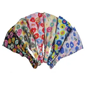 6pcs Women Flower Headwrap Boho Wide Stretch Headband Turban elastic