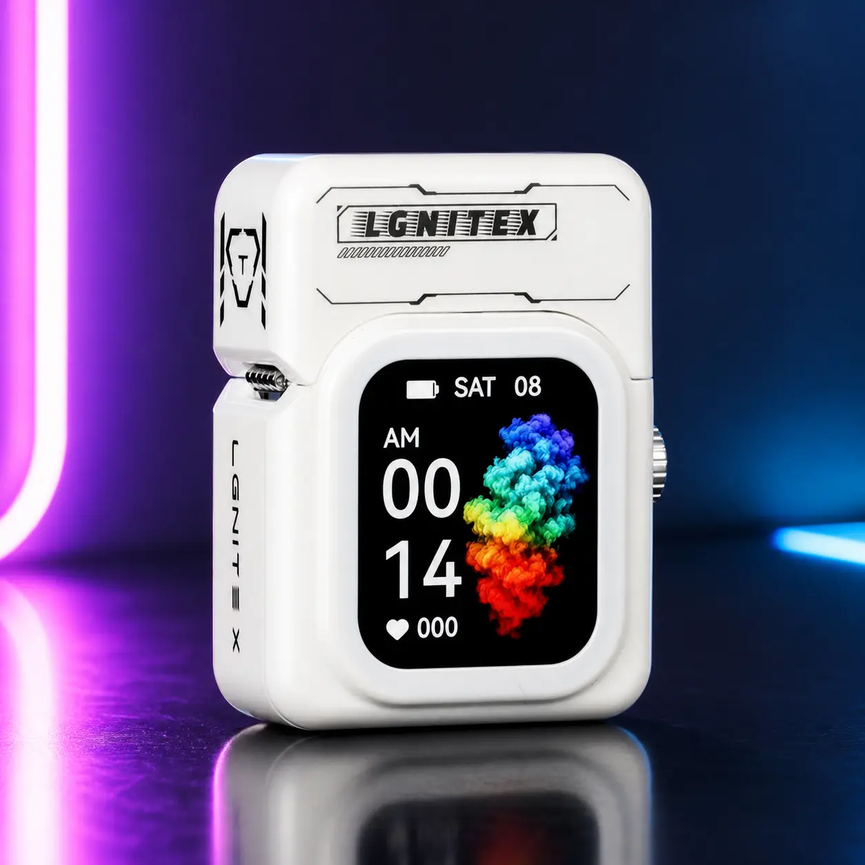2026 Upgraded Windproof Arc Electric Lighter - Smart Touch Screen, Bluetooth Charging, Multi-Functional Luxury Male Accessory, Ideal Novelty Shaped Birthday Gift for Men