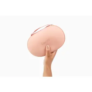 [Hanni Official] Catch-All Case - Water-Resistant Soft Silicone Pouch for Skincare & Shaving Essentials - 8x5.5x2 Inches