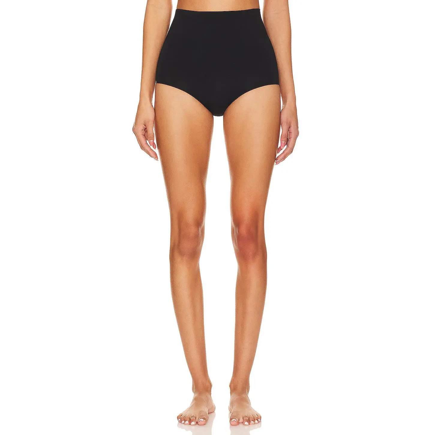 Wolford Cotton Control 3w High Waist Shapewear Panty in Black