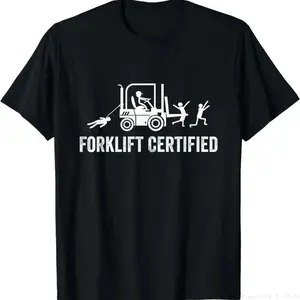 Forklift Certified Shirt, Funny Certified Forklift Operator T-Shirt Graphic tees