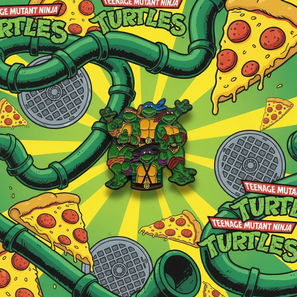 Teenage Mutant Ninja Turtles Four Turtles Pin