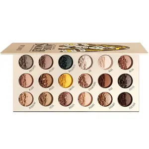 Eyeshadow Palette Nude Natural Smokey , 18 Soft Warm Matte Shimmer Champagne Shades, High Pigmented Neutral Shimmer Metallic Long-wearing Brown Sultry Eye Shadow Makeup Pallet, Earth Tone…… springtok