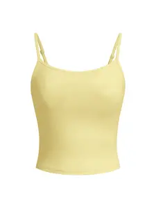 Women's Tropical Fruit and Letter Print Tight-Fitting Spaghetti Strap Tank Top, Casual Sleeveless Cropped Design for Summer Vacation, Stylish Beach Ready Beachwear