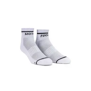 MOTHER Baby Steps Ankle Socks in White & Black