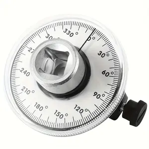1/2" Drive Torque Angle Meter – Works with Torque Wrench, Measures Bolt Rotation Angle During Tightening, for Engine and Suspension Work in Auto Repair