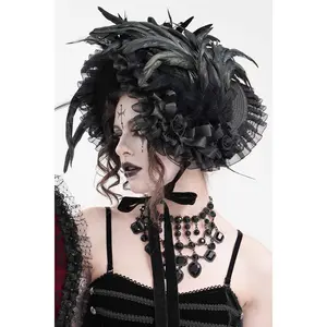Duchess Dread Feathered Hat