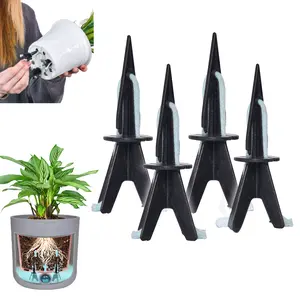 GreenShip Self Watering Spikes for Indoor & Outdoor Plants, Automatic Plant Watering Stakes, Patented Wick Spikes, Vacation Use