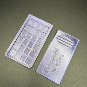 3D Printed by Me Valcambi Organiser Stack Keeper - 1g Silver, Gold or Platinum Coin Case Holder, Purple/Black Home Storage Box