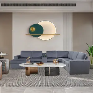 Dark Grey Microfiber 8-Piece Living Room Sofa Set, Smooth Premium Microfiber Fabric, Modern Minimalist Stylish Couch, Durable Easy Clean Home Furniture For Large Space Family Living Room