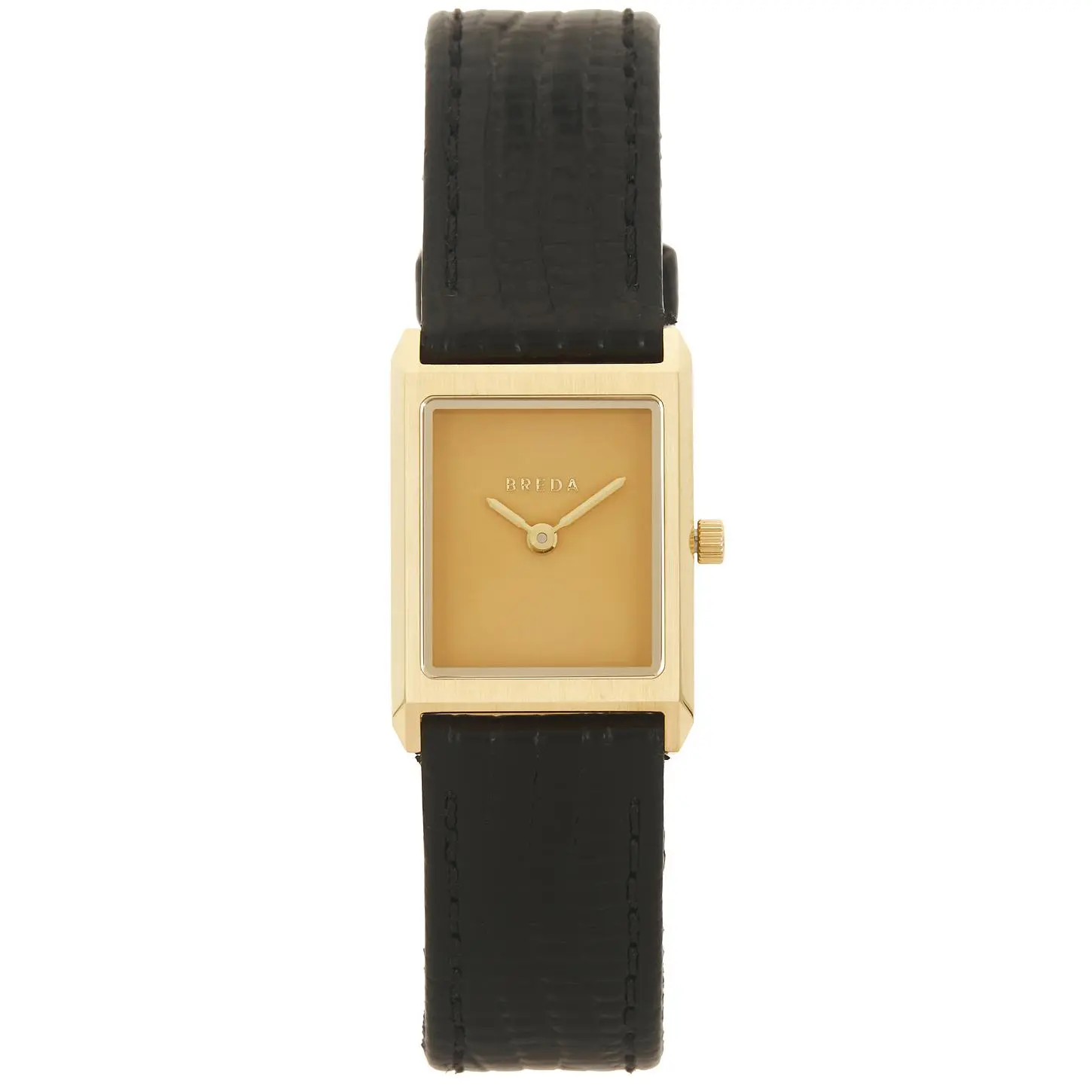 Breda Virgil Watch in Black & Gold