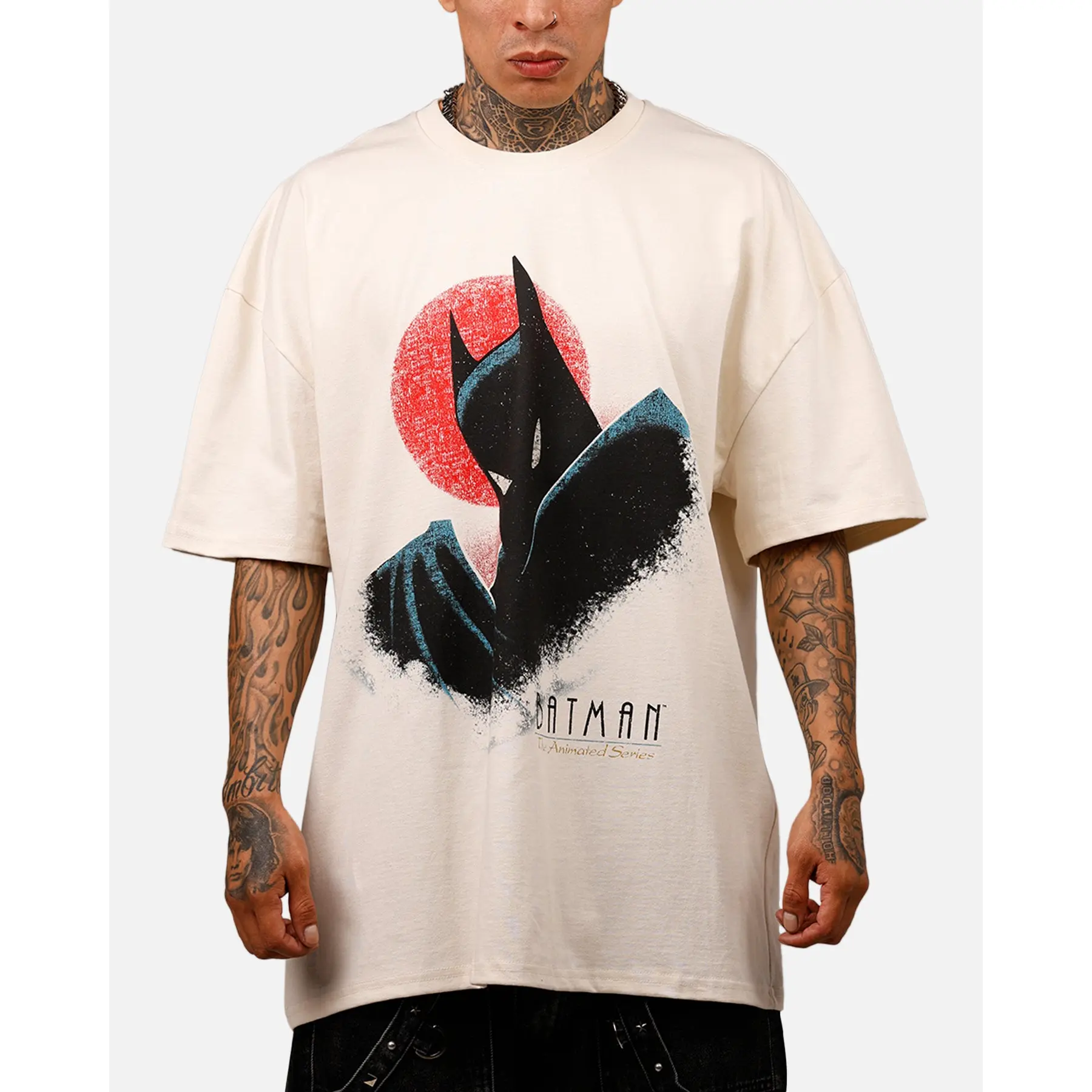 73Studio X DC 97' Batman Heavyweight T-Shirt Off White