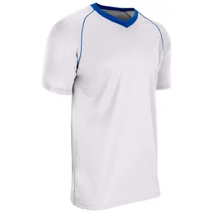 CHAMPRO Bunt Light Weight Mesh Jersey - Baseball, Soccer, Youth Large, White,White,Royal