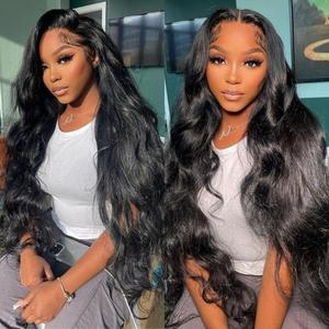 Geeta Hair-Affordable Glueless Loose Wave Wig 4x6/13x4 Lace Front 180% Density Wigs with Curtain Bangs Pre Plucked Real Human Hair#TikTokShopBackToSchool