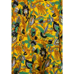 WOMEN'S BELL SLEEVE HAWAIIAN SILK BLOUSE - ONE SIZE