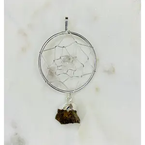 Tiger Eye Dreamcatcher Pendant