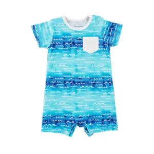 Nalu Shortie Bamboo Romper for Baby Girls - Soft and Comfortable