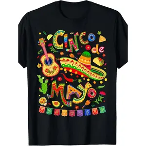 Cinco De Mayo Fiesta Mexican Party TShirt And Hoodie Unisex Summer Short Sleeve Vintage Style Pullover Perfect For Adults