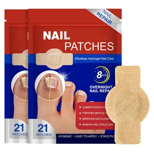 Hydrogel Nail Repair Patches – Ultra-Strength Overnight Treatment for Brittle, Peeling & Damaged Nails, Quick Renewal for All Genders