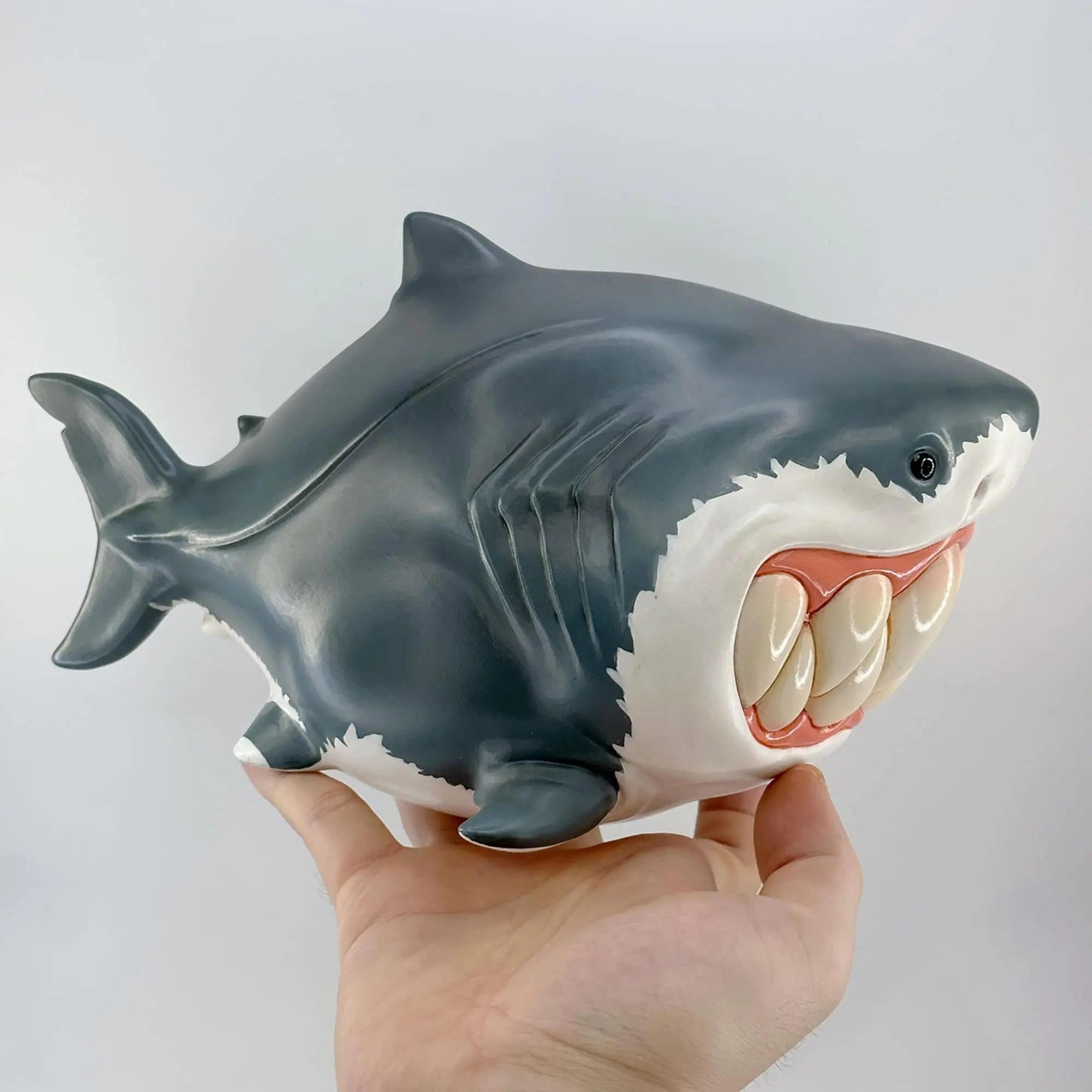 Cross-Border Shark Monster Ornament, Home Garden Handmade Large Shark Monster Decor, Creative Home Decoration, Unique Gift Idea, Animal Decorations