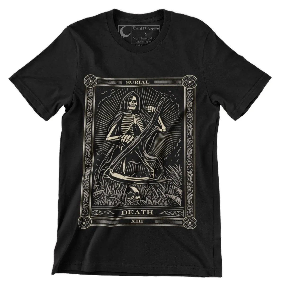 Burial 13 Apparel Death Tarot Men's Top