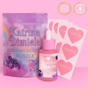 Limited Edition Sleeping Beauty Bundle with Wild Blueberry Oil and TapeTox Hearts Wrinkle Tape