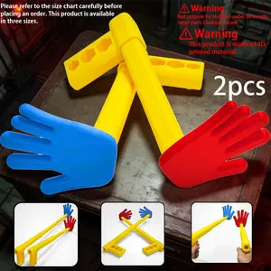 New 3D Printed Extendable Hand Prop, Telescoping Palm Prop Toy for Cosplay Halloween, Interactive Clapper Game&Party Favor Gift