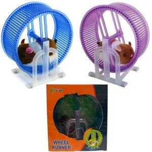 Mechanical Hamster Wheel Moving Toy Hamster Set - Wheel Runner