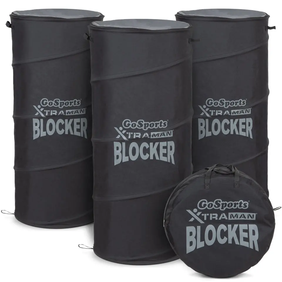 GoSports XTRAMAN PRO Pop Up Defender 3 Pack - Multi-Sport Blocking Dummy