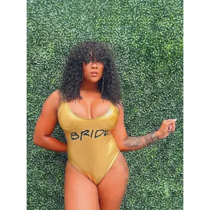 Gold Bride One Piece Swimsuit