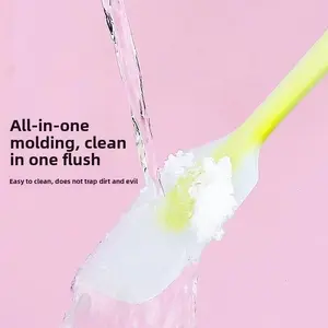 Two Sets of Translucent Color Silicone Spatula Integrated Transparent Silicone High Temperature Resistant Nougat Stirring Baking Tool