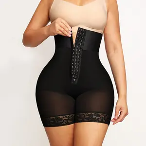 Shapewear Padded Dupe, High Waisted Lace Contrast Butt Lifter Shorts Bodysuit for Women, Sleeveless Adjustable Strap, Black Ultra-Soft Fabric, Gift & Daily Gym Wear  # High Waist Seamless Shaping